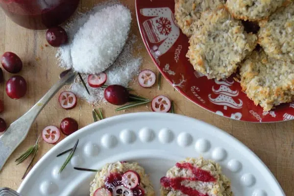 Cranberry Coconut Biscuits